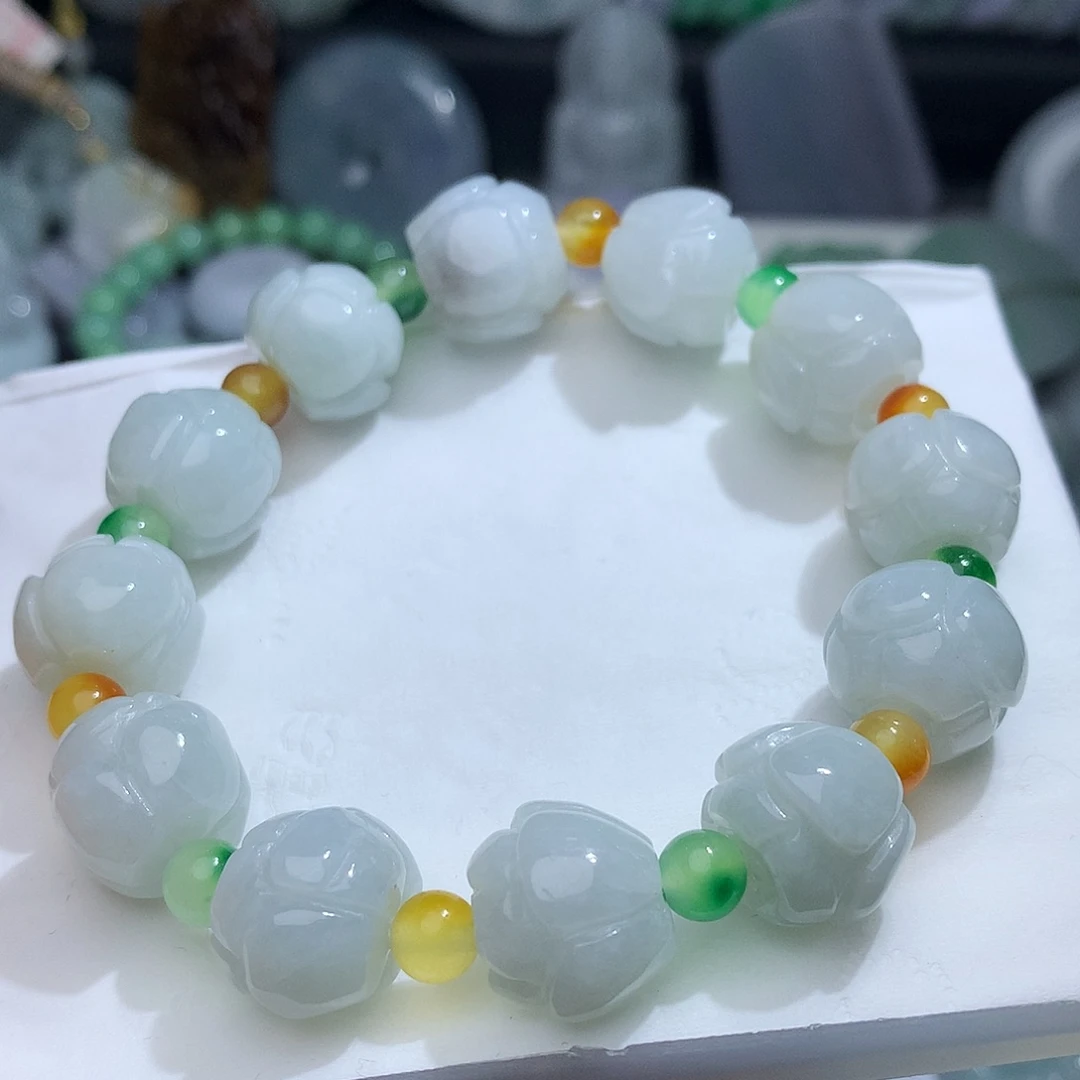 翡翠未镶嵌颈饰902