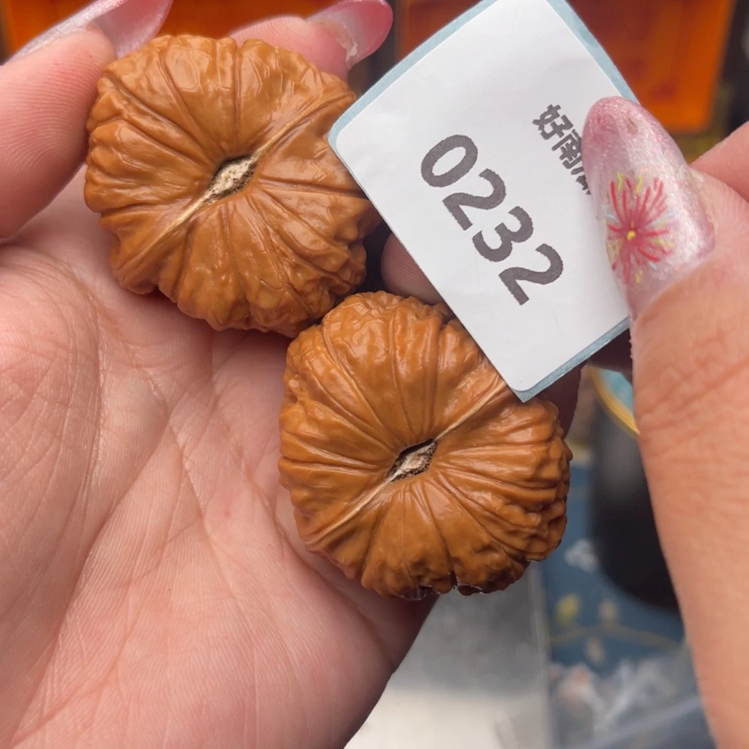 文玩核桃把件南瓜墩40