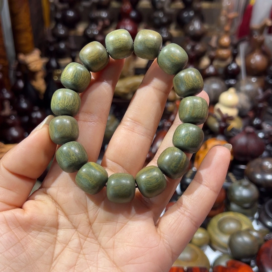 维腊木（绿檀）手串手串手串1.5