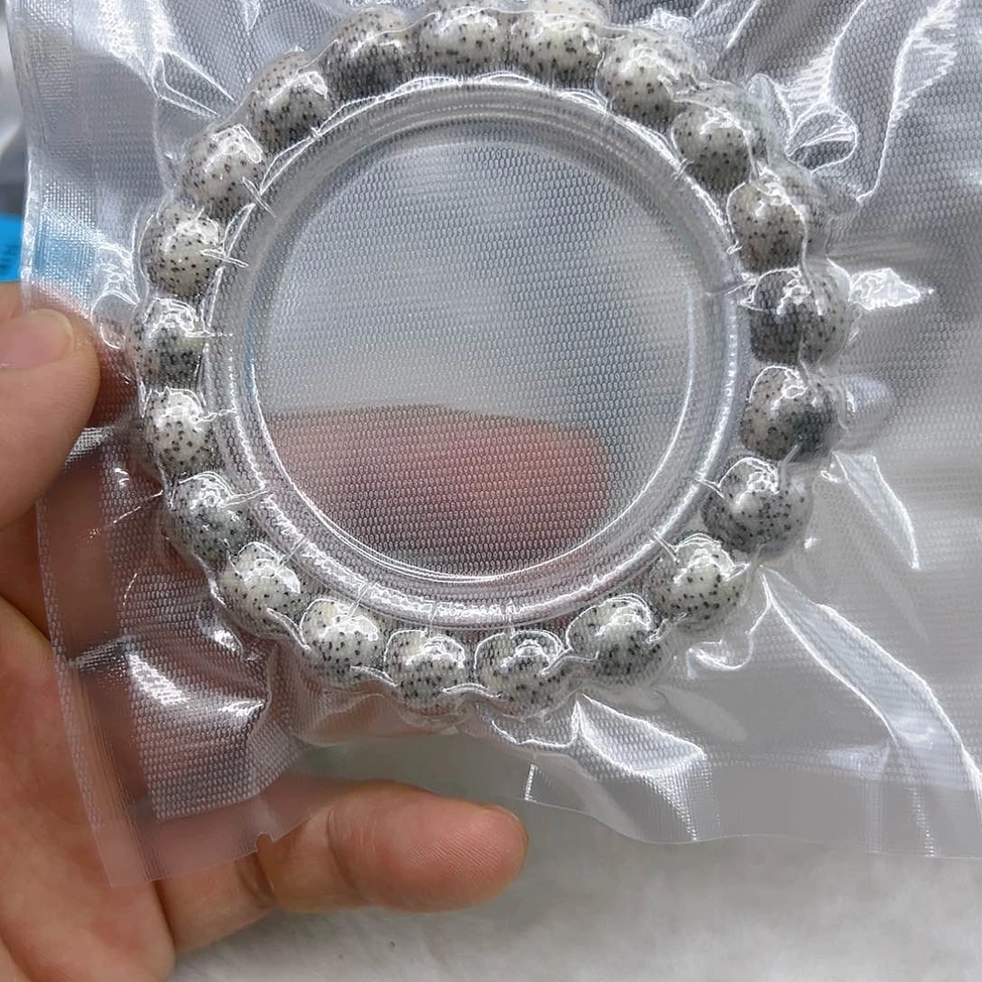 星月菩提手串27练手糯冰石玉星月菩提单圈11