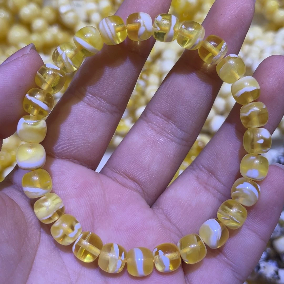 蜜蜡未镶嵌珠宝奇石7.7m