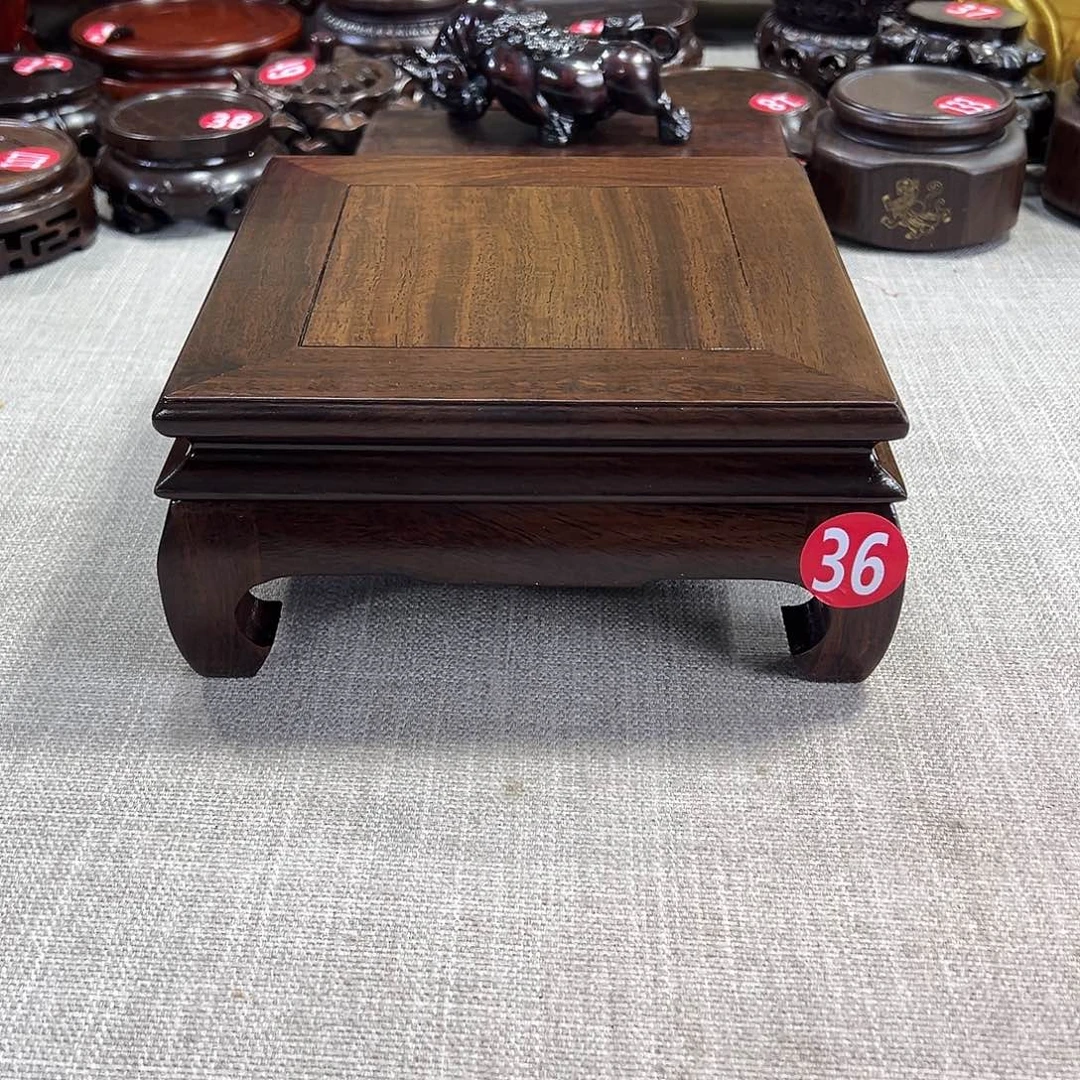 红木底座精雕工艺品