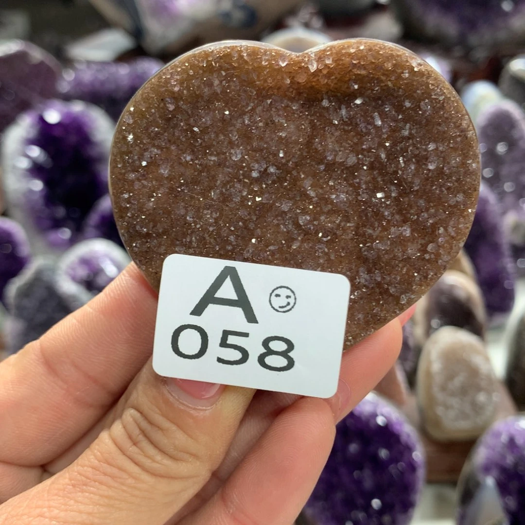 紫晶摆件未镶嵌水晶