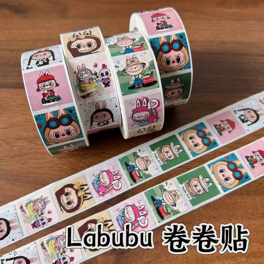卷卷贴玩偶素材周边卡通超萌创意装饰手账桌面贴画DIY