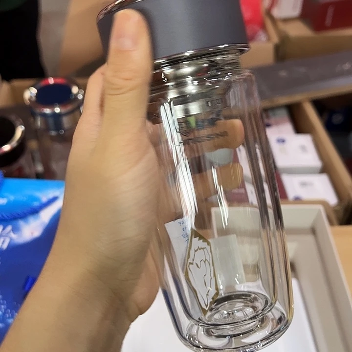 晶双层玻璃杯280280灰色灰色