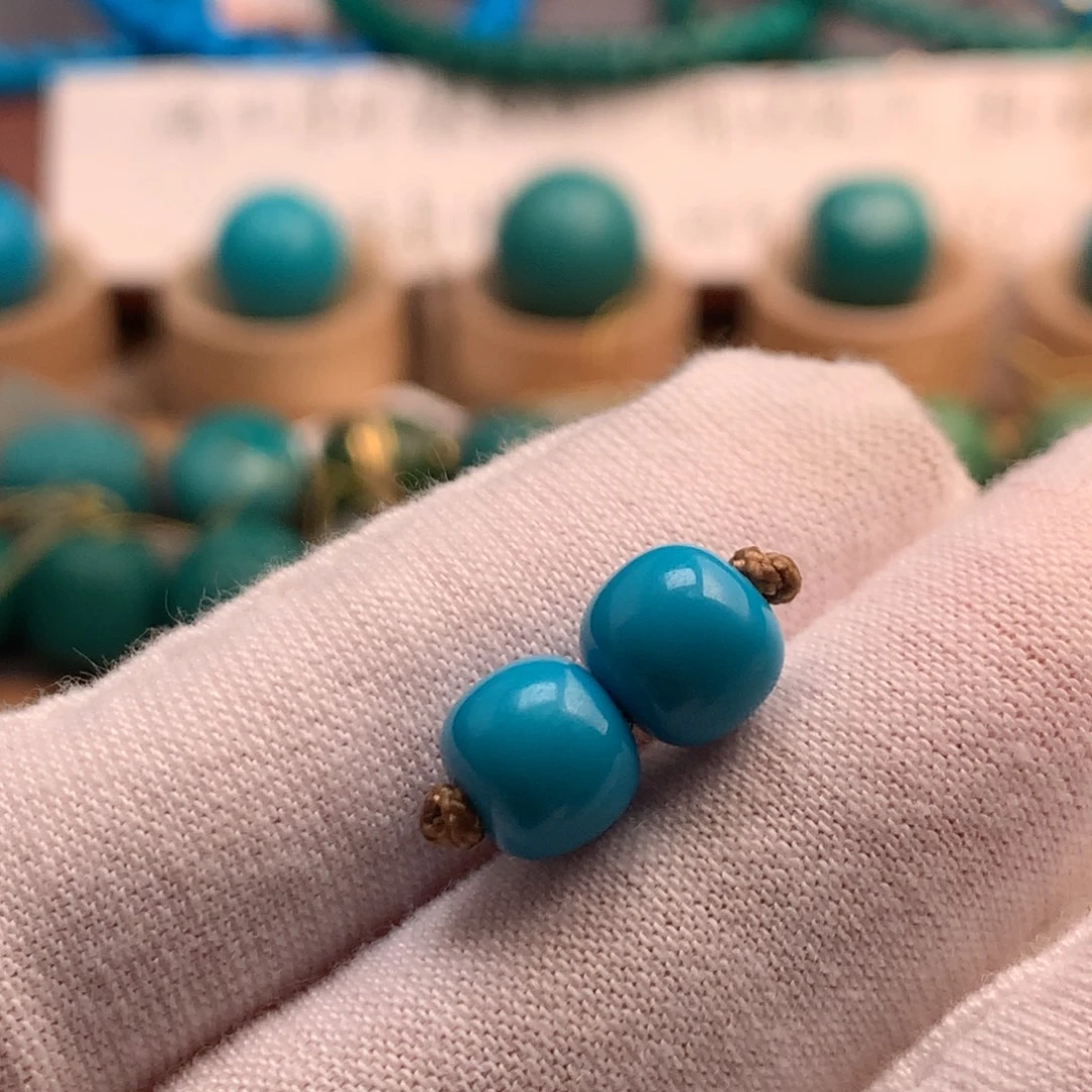 绿松石未镶嵌绿松石8.1mm