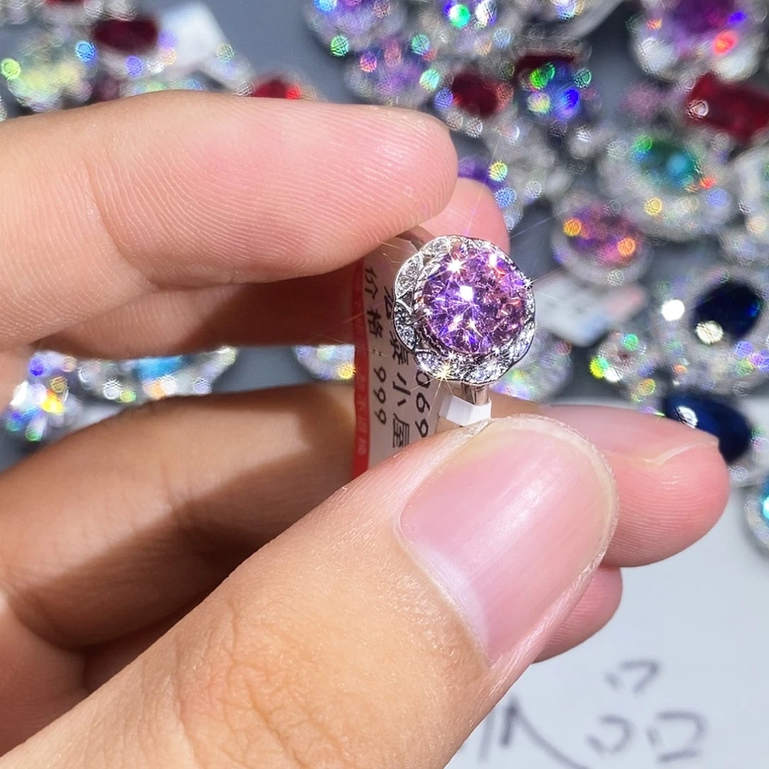 合金石英质玉戒指