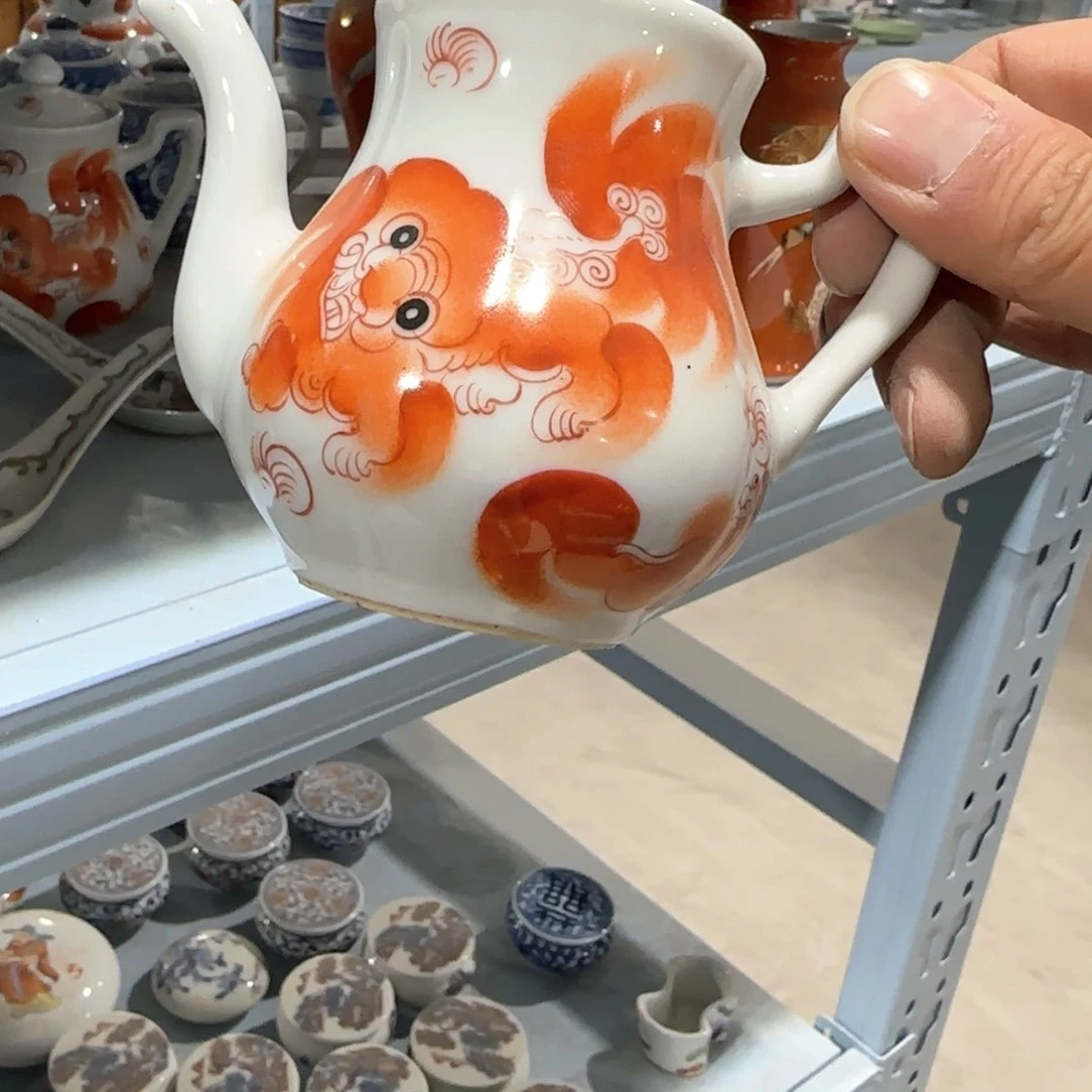 瓷片摆件手绘瓷器全部处理