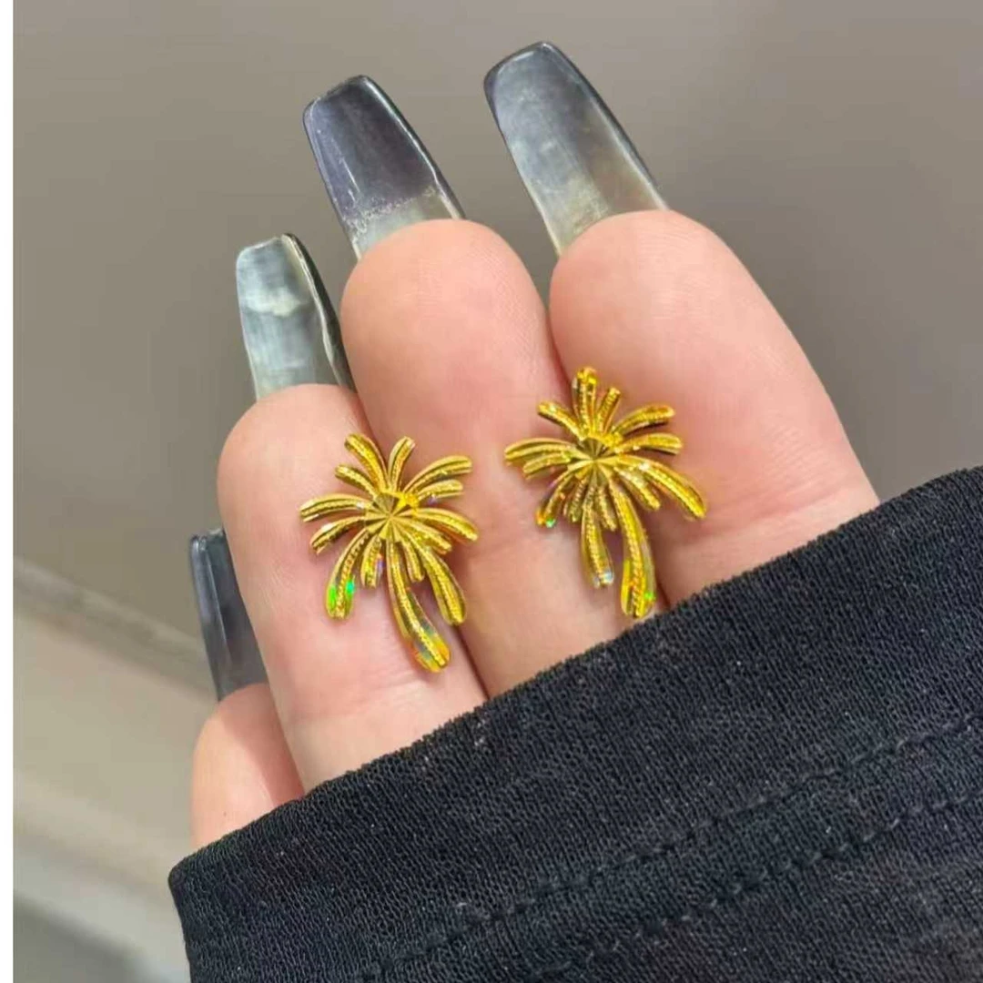 【小鹏黄金】足金999幻彩5G耳饰2.99 3.08 3.09