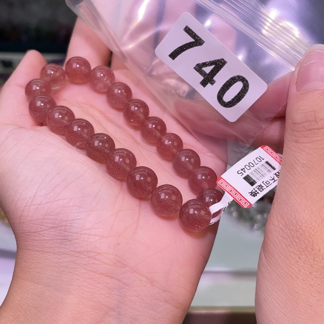 未镶嵌手链石英质玉740草莓晶