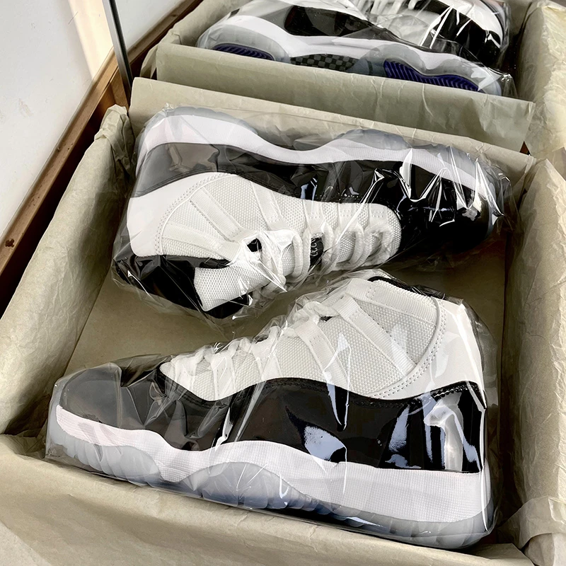 【高品质】aj11官方正版经典高帮康扣魔王2025新款运动篮球男鞋莆田