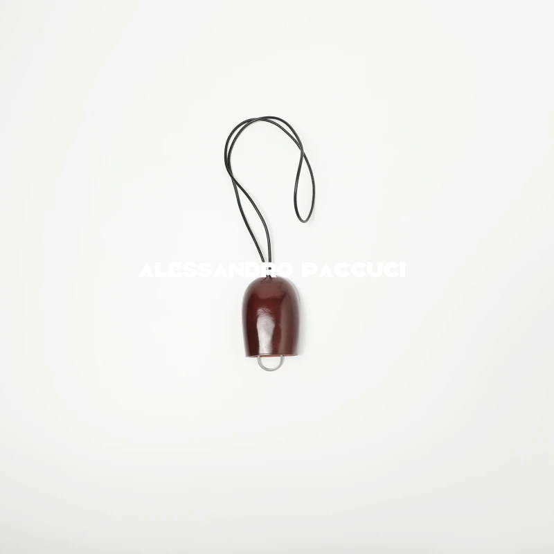 AP洛哥44195AP头层牛皮红棕色塑形钥匙挂件 眼镜配饰配件