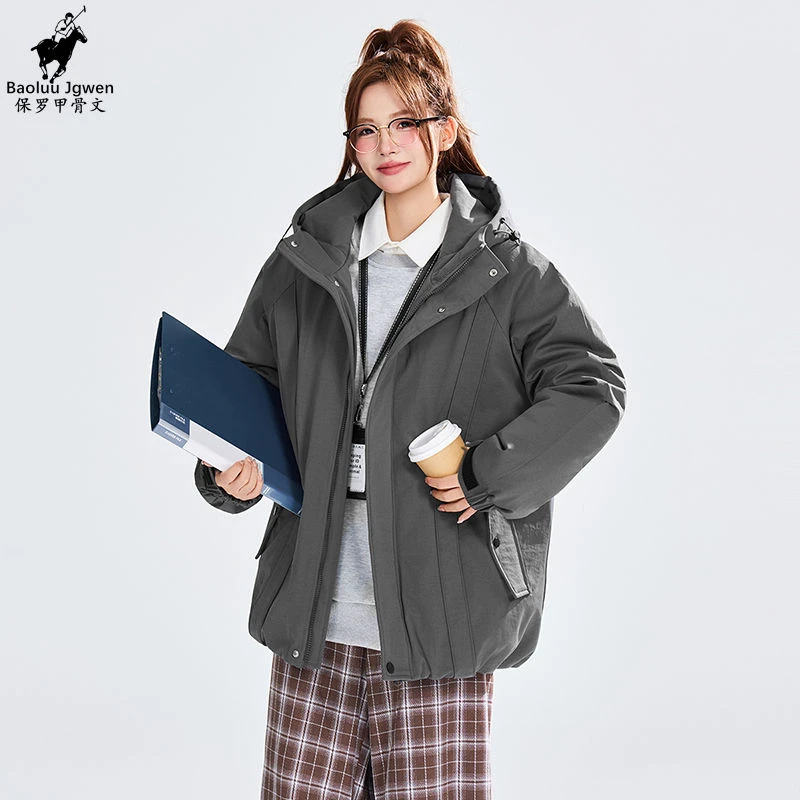 Baoluu Jgwen/保罗甲骨文棉衣棉服男士冬季轻薄绗缝棉服冬季保暖