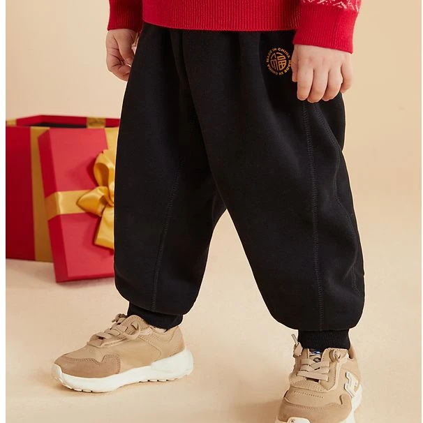 【现货】儿童秋冬运动裤加厚中国风裤子BSG112DCK823