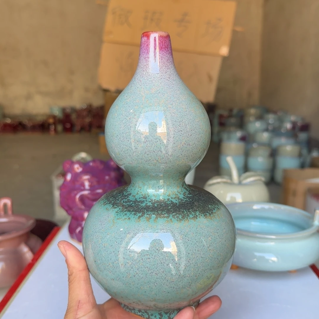 陶摆件郑家钧瓷摆件微瑕