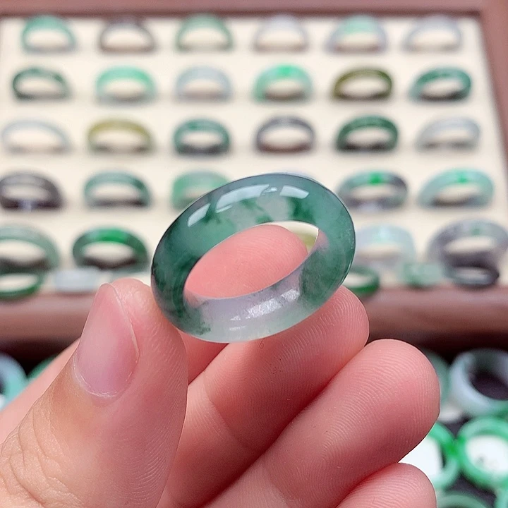 翡翠戒指未镶嵌15号