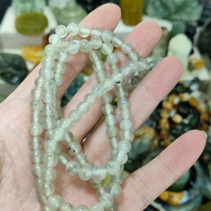 未镶嵌岫玉108粒珠子