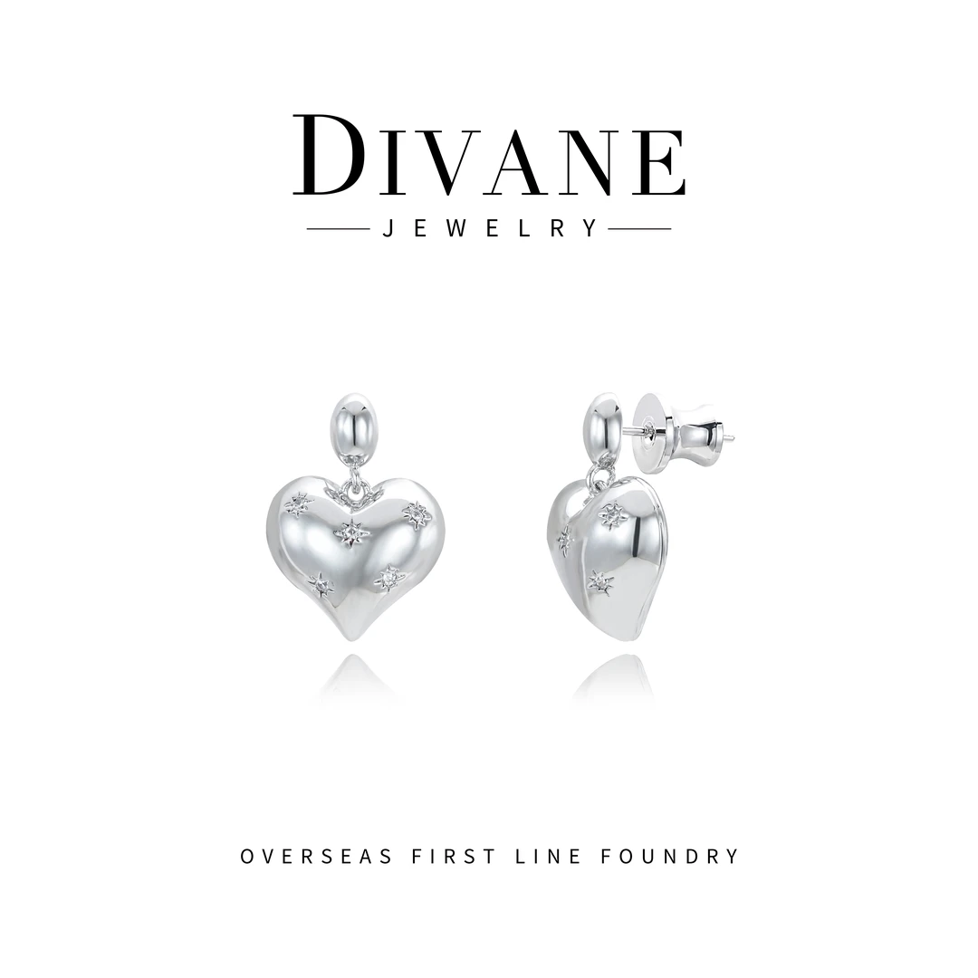 POMEYADO★心之锁 初秋 设计师款百搭耳钉 G0615