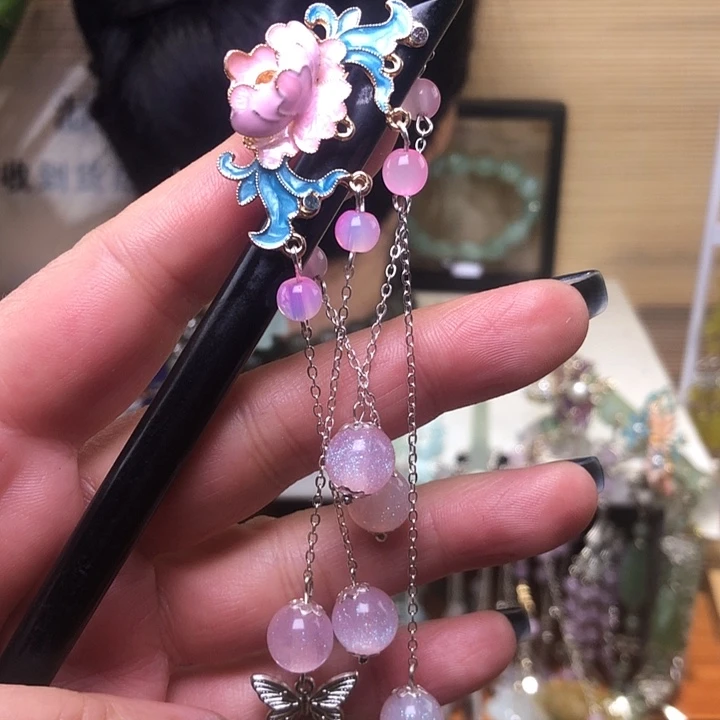 蛇纹石玉未镶嵌发簪