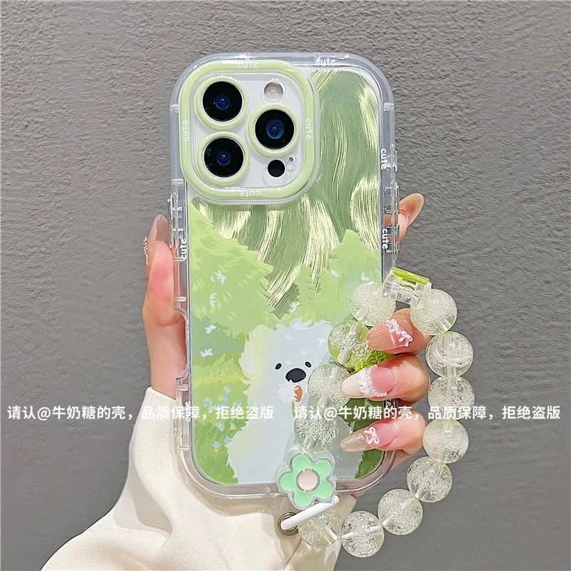 丛林小狗适用苹果16羽纱手机壳华为pura70可爱vivo新款小米15oppo