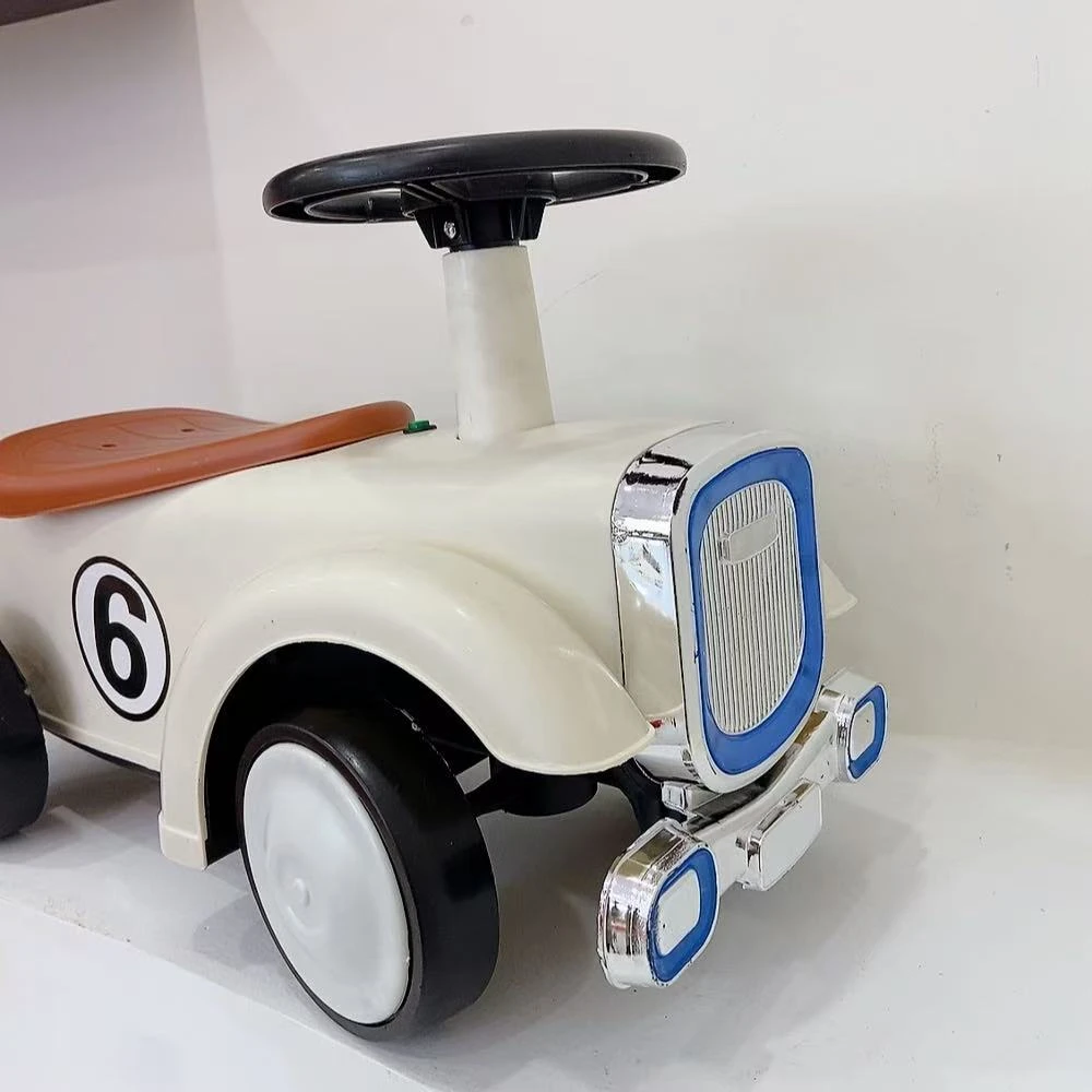 复古老爷车滑行车宝宝学步车四轮溜溜车玩具儿童车家用（随机发货）