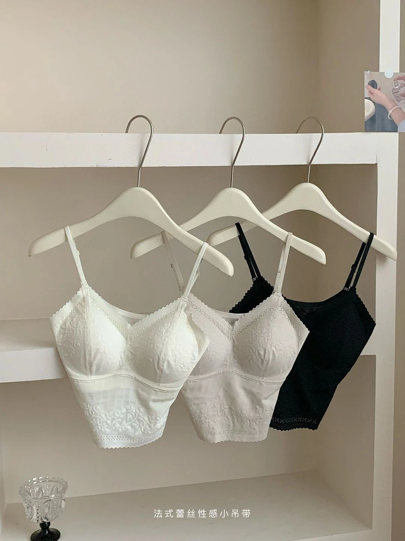 DF丽子家 品牌 法式蕾丝性感吊带 2501