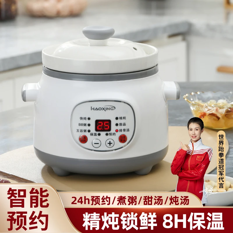 全自动电炖锅煮粥炖燕窝多功能煲汤锅陶瓷养生锅电炖盅工厂直销