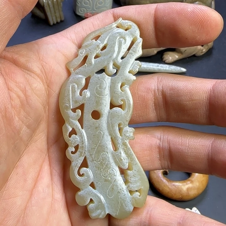 和田玉挂件未镶嵌太*