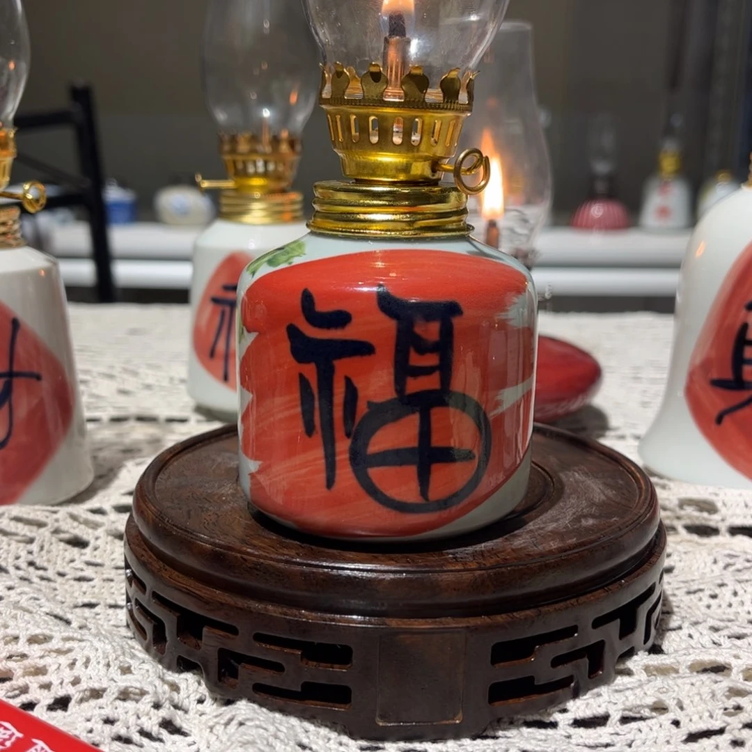 摆件景德镇陶瓷香薰灯