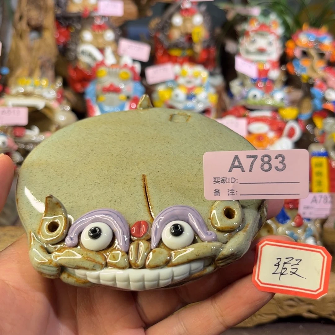 泥塑纯手工茶宠摆件