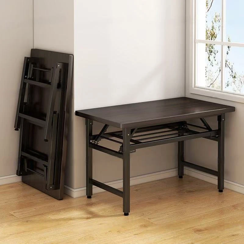 长条折叠桌餐桌电脑桌长条桌家用简易写字桌培训办公桌会议会展桌