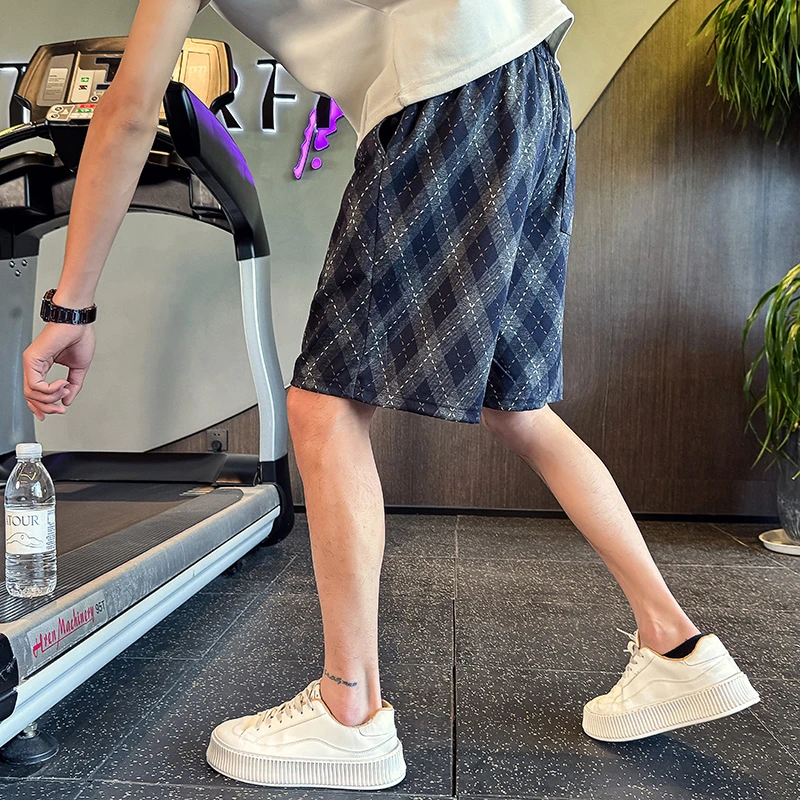 百搭休闲男士短裤夏季2025新款爆款潮牌痞帅五分裤薄款沙滩大裤衩