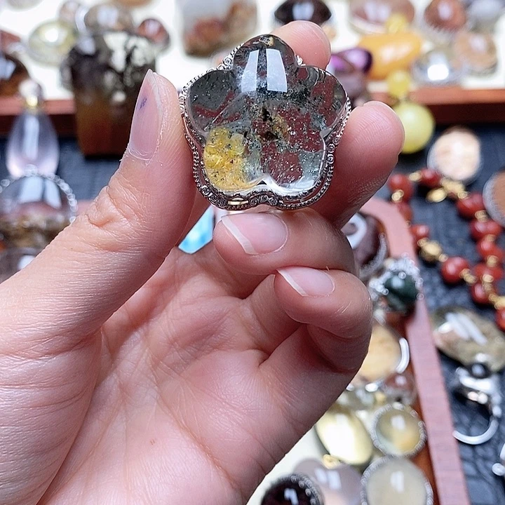 吊坠未镶嵌水晶微*