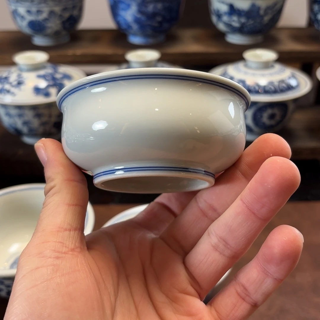 阿***林景德镇纯手工白胎炉式杯