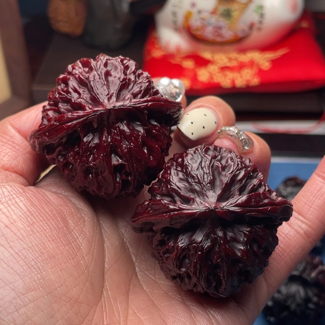 吊坠文玩核桃玫瑰灯