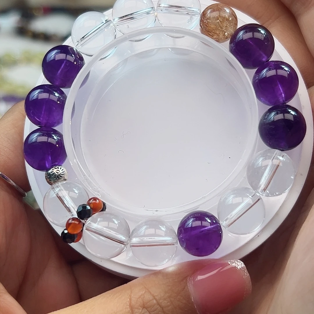 水晶手链未镶嵌水晶手串