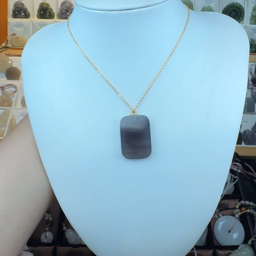 和田玉颈饰未镶嵌@*朵