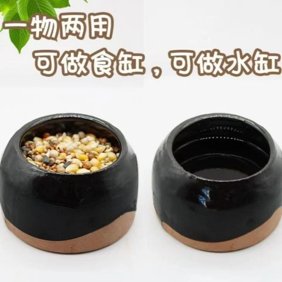 【鸽子陶瓷食缸】鸽子碗食罐陶瓷水罐鸟用陶瓷罐鸽子用具信鸽鸽具