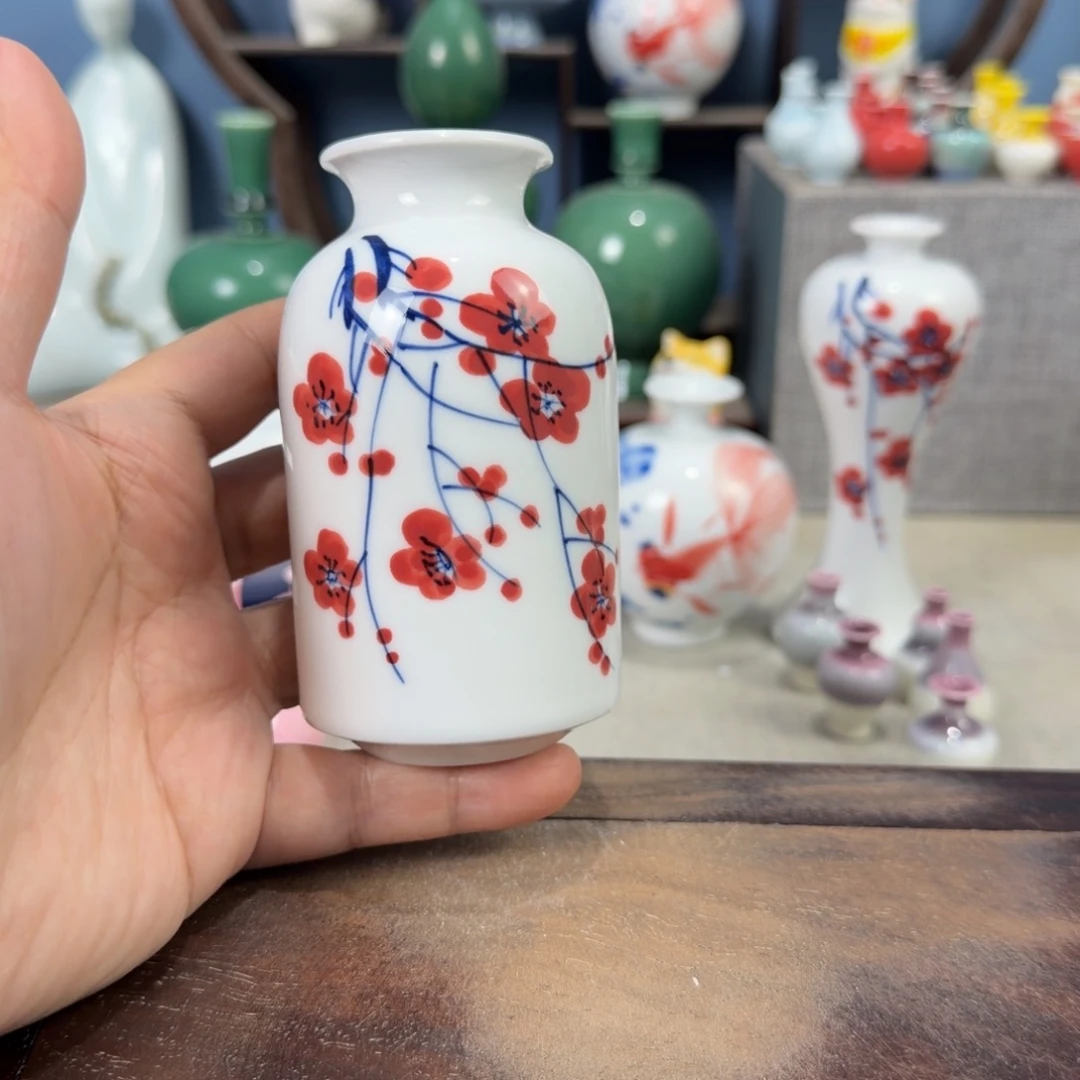 陶瓷手工小花器摆件