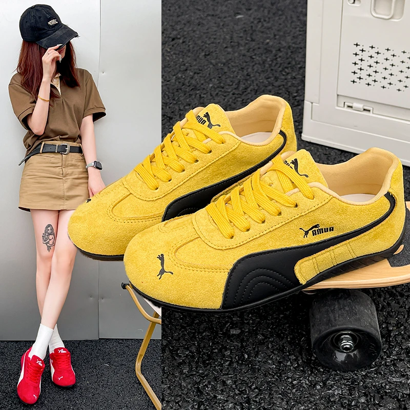 爆款秋季德训鞋女2025年新款百搭平底学生轻便运动防滑休闲板鞋女