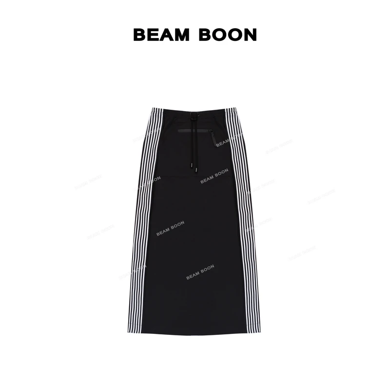 Beam Boon【伯克利半裙】减龄抗皱防紫外开衩工装直筒半身裙