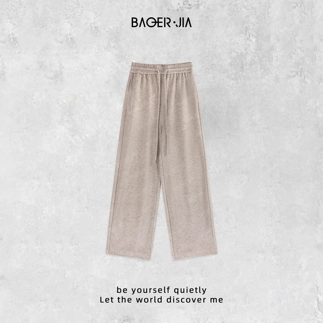 3-宝儿家含幂BC58124410冬季穿搭新款高级感休闲百搭直筒长裤