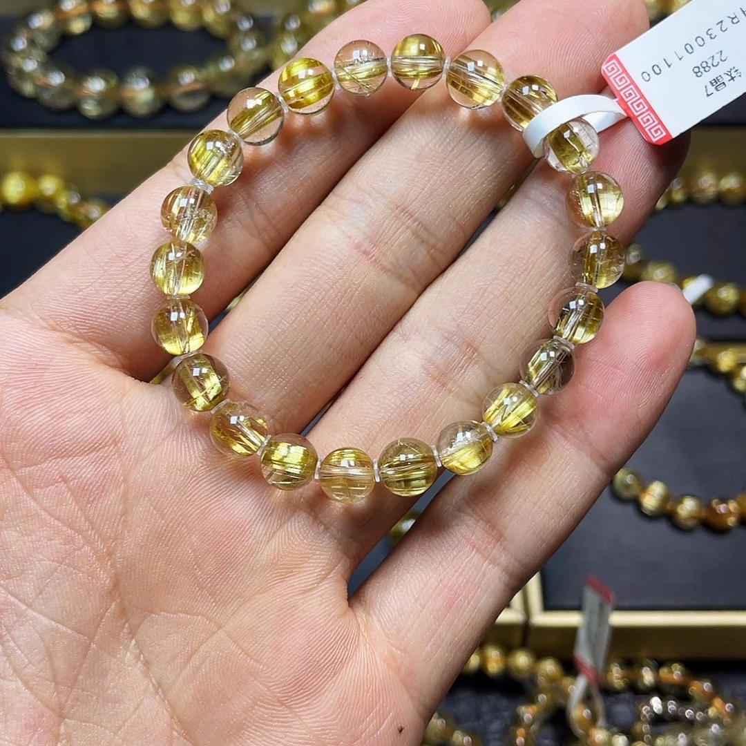 水晶手串未镶嵌钛晶7