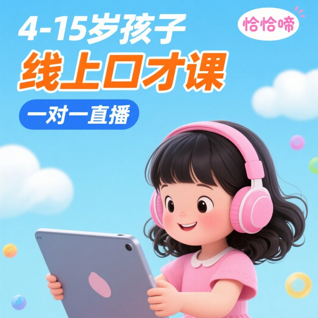 恰恰啼线上少儿口才体验课
