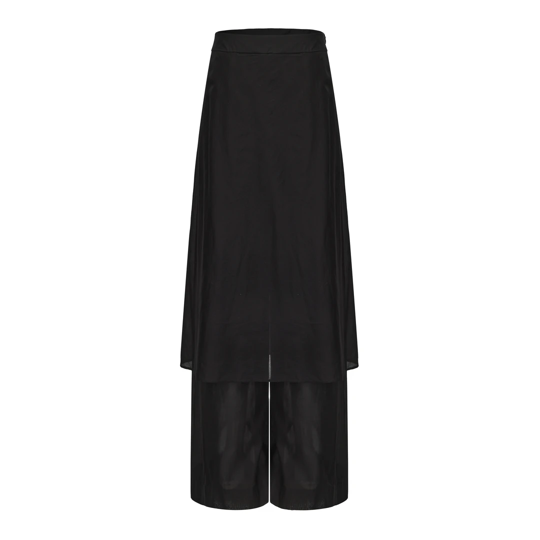 董小姐买手店RUOHAN 黑色丝绵裙裤