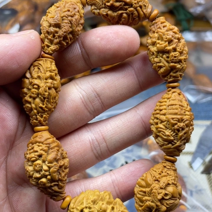 橄榄核手串/手链橄榄核雕工艺手串