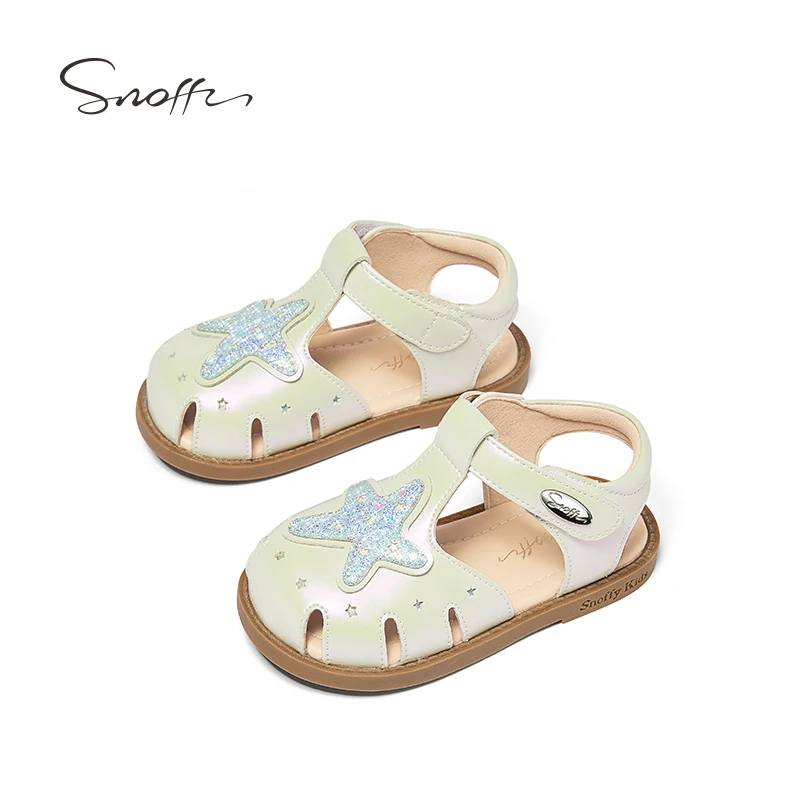 【断码捡漏】斯纳菲女童凉鞋夏季儿童沙滩凉鞋公主包头宝宝凉鞋