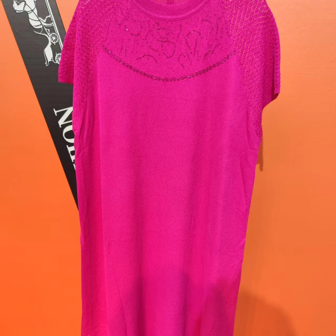 （034）湾湾奢品贵妇既视感显廋舒适时尚百搭连衣裙春夏款