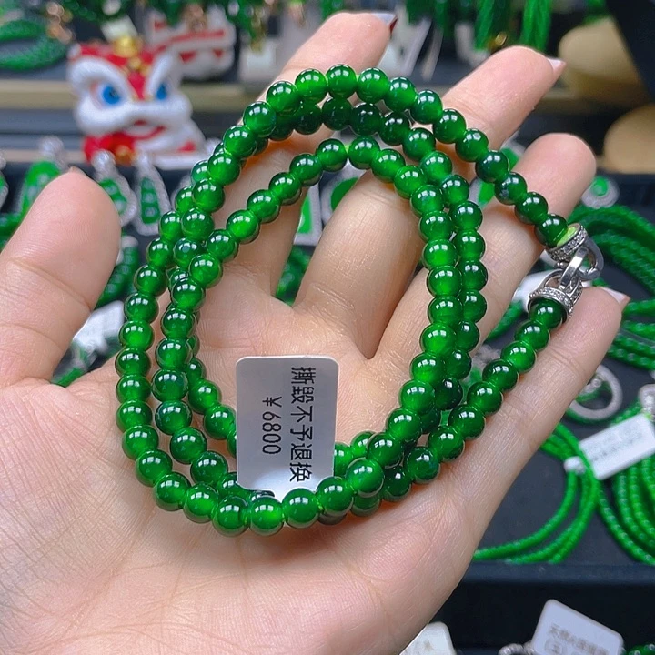 颈饰未镶嵌翡翠翡翠项链6