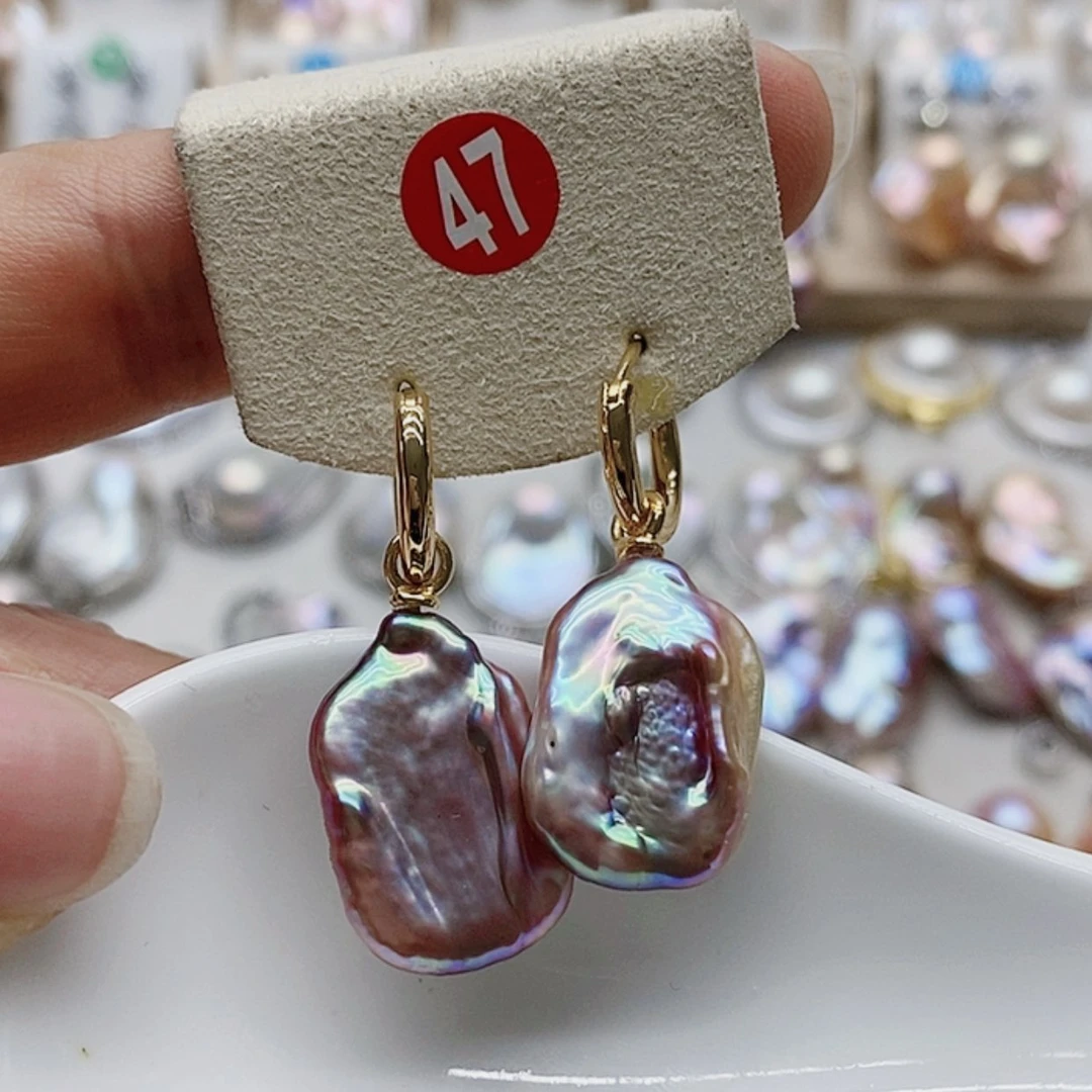 【闪购商品】淡水珍珠耳饰银S925镶嵌